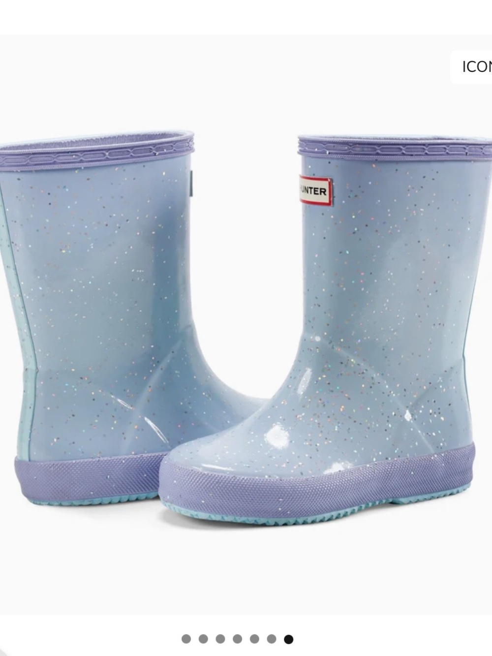 HUNTER Glitter Rain Boots